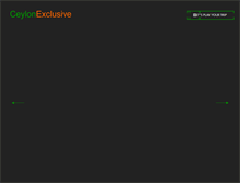 Tablet Screenshot of ceylonexclusive.com